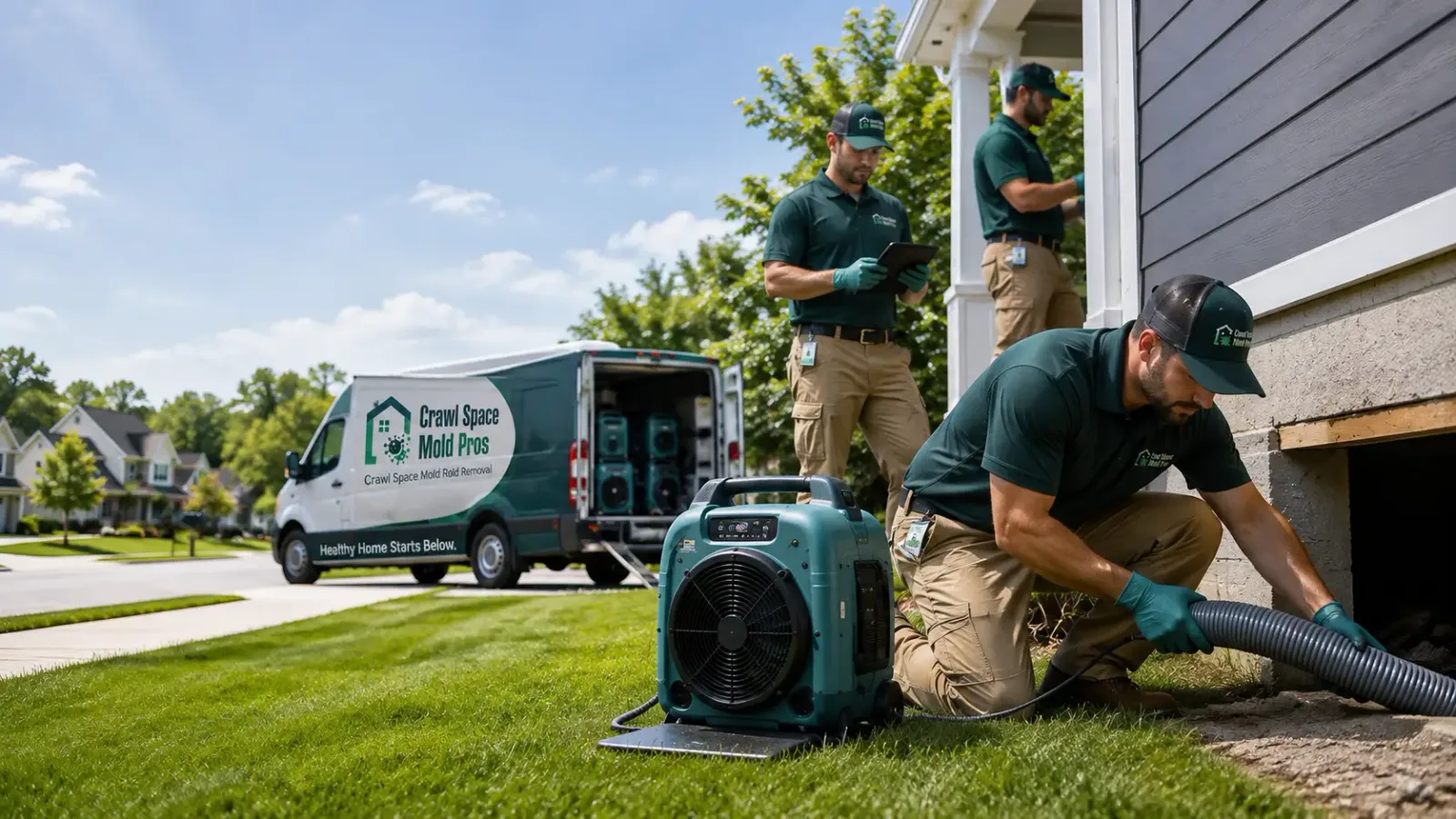 Crawl Space Mold Removal in Igo, CA